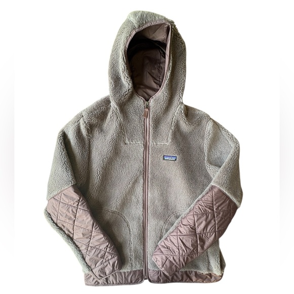 Patagonia Men's Recycled Sherpa Hoody Furry Taupe FRYT 23150FA22 Size Large NEW - Picture 2 of 6